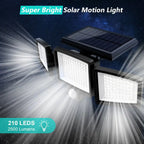 Super Bright Solar Motion Sensor Outdoor Light
